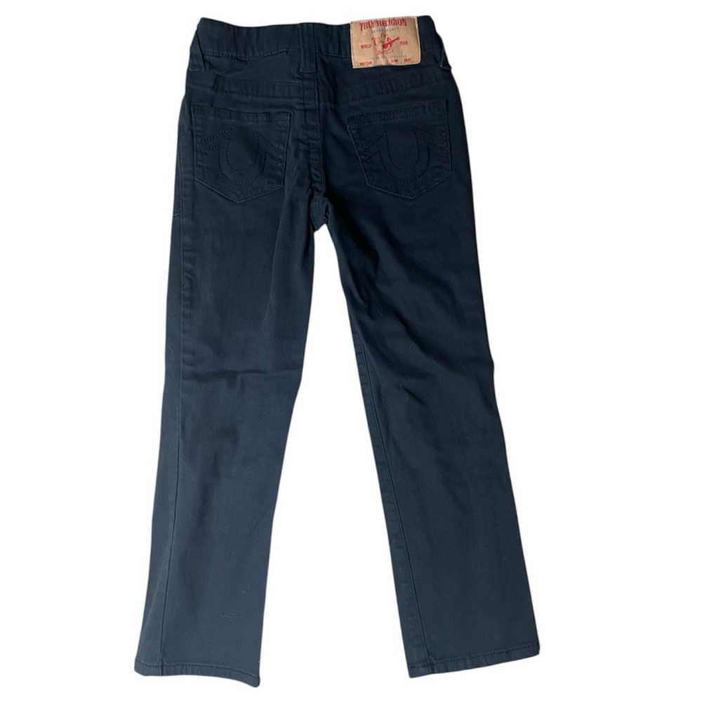 True Religion Black Geno Relaxed Slim Fit Girls Jeans-Size 6